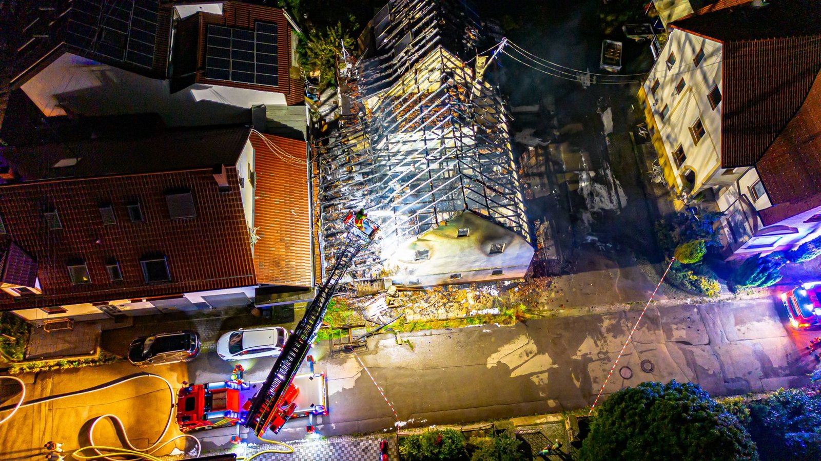 Der Brand führte zu einem Großeinsatz.Foto: 7aktuell.de/Alexander Hald Der Brand führte zu einem Großeinsatz.Foto: 7aktuell.de/Alexander Hald
