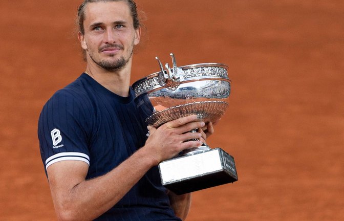Alexander Zverev nach dem Sieg bei den French Open.<span class='image-autor'>Foto: IMAGO/Bestimage</span>
