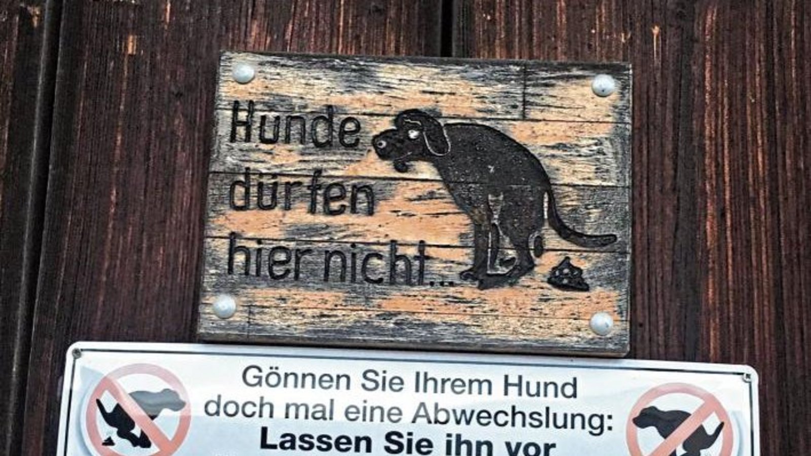Dieses Schild mit seiner klaren Botschaft hat Klaus-Peter Hilgers in Ensingen entdeckt.