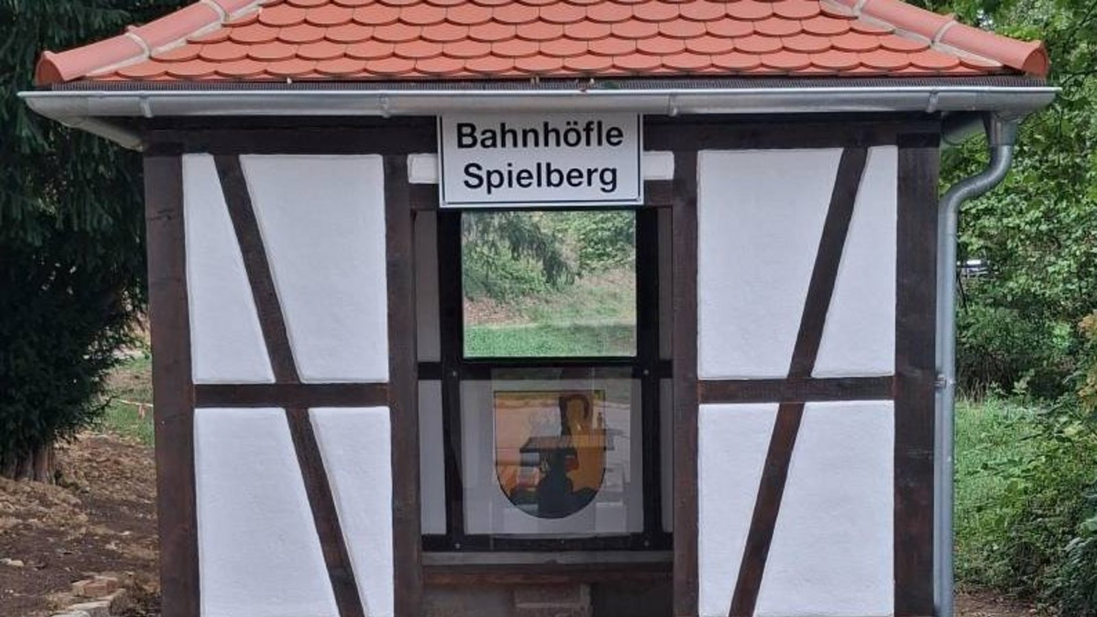 Das Bahnhöfle ist fast fertig. Foto: Glemser