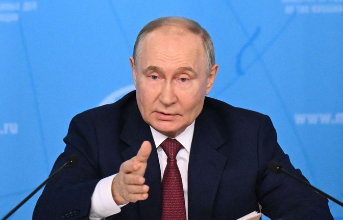 Der russische Präsident Wladimir Putin fühlt sich ungerecht behandelt.<span class='image-autor'>Foto: AFP/Natalia Kolesnikova</span>