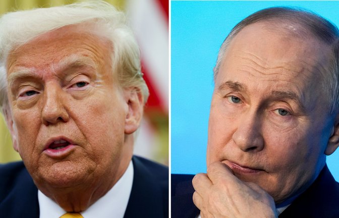 Trump und Putin sprachen offenbar über die Eskalation im Nahen Osten und den Krieg in der Ukraine.<span class='image-autor'>Foto: Pavel Bednyakov/AP/Pool via AP/d/Pavel Bednyakov/AP</span>