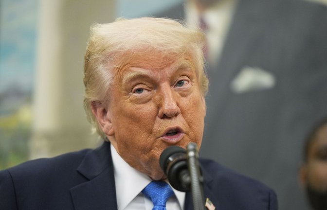 US-Präsident Trump geht von einem „Terrorakt“ aus. (Archivbild)<span class='image-autor'>Foto: AP/dpa/Manuel Balce Ceneta</span>