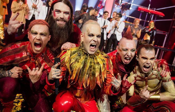 Die Metal-Rockband "Lord Of The Lost" wird Deutschland beim ESC-Finale vertreten.<span class='image-autor'>Foto: Rolf Vennenbernd/dpa</span>