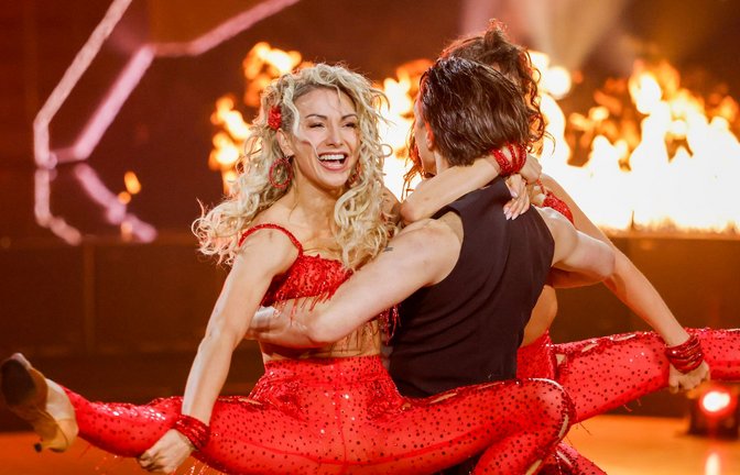 Anna-Carina Woitschack erhielt im Viertelfinale die schlechteste Wertung.<span class='image-autor'>Foto: Thomas Banneyer/dpa</span>