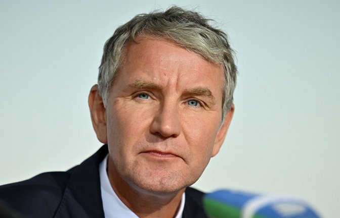 Führt Gespräche mit dem BSW: Thüringens AfD-Chef Björn Höcke.<span class='image-autor'>Foto: Martin Schutt/dpa</span>