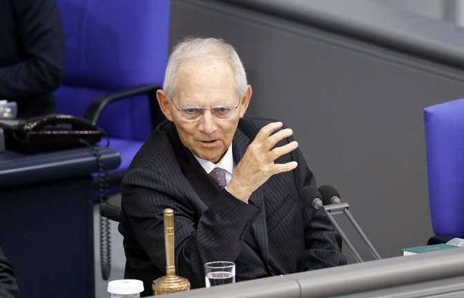 Wolfgang Schäuble – hier in seinem Amt als Bundestagspräsident<span class='image-autor'>Foto: imago/Christoph Hardt</span>