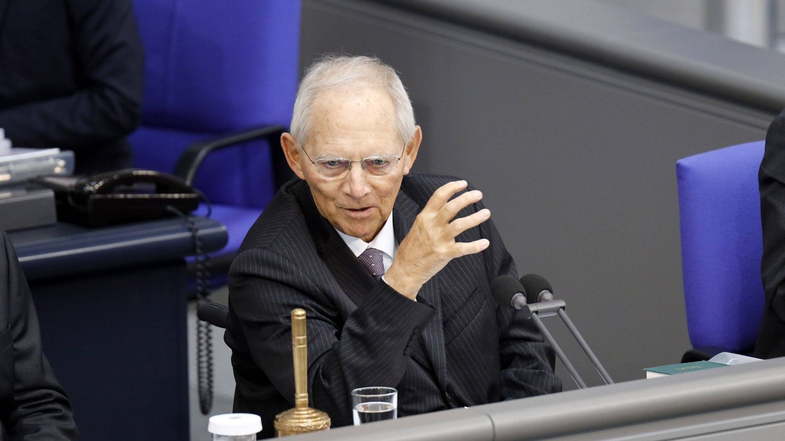 Wolfgang Schäuble – hier in seinem Amt als BundestagspräsidentFoto: imago/Christoph Hardt Wolfgang Schäuble – hier in seinem Amt als BundestagspräsidentFoto: imago/Christoph Hardt