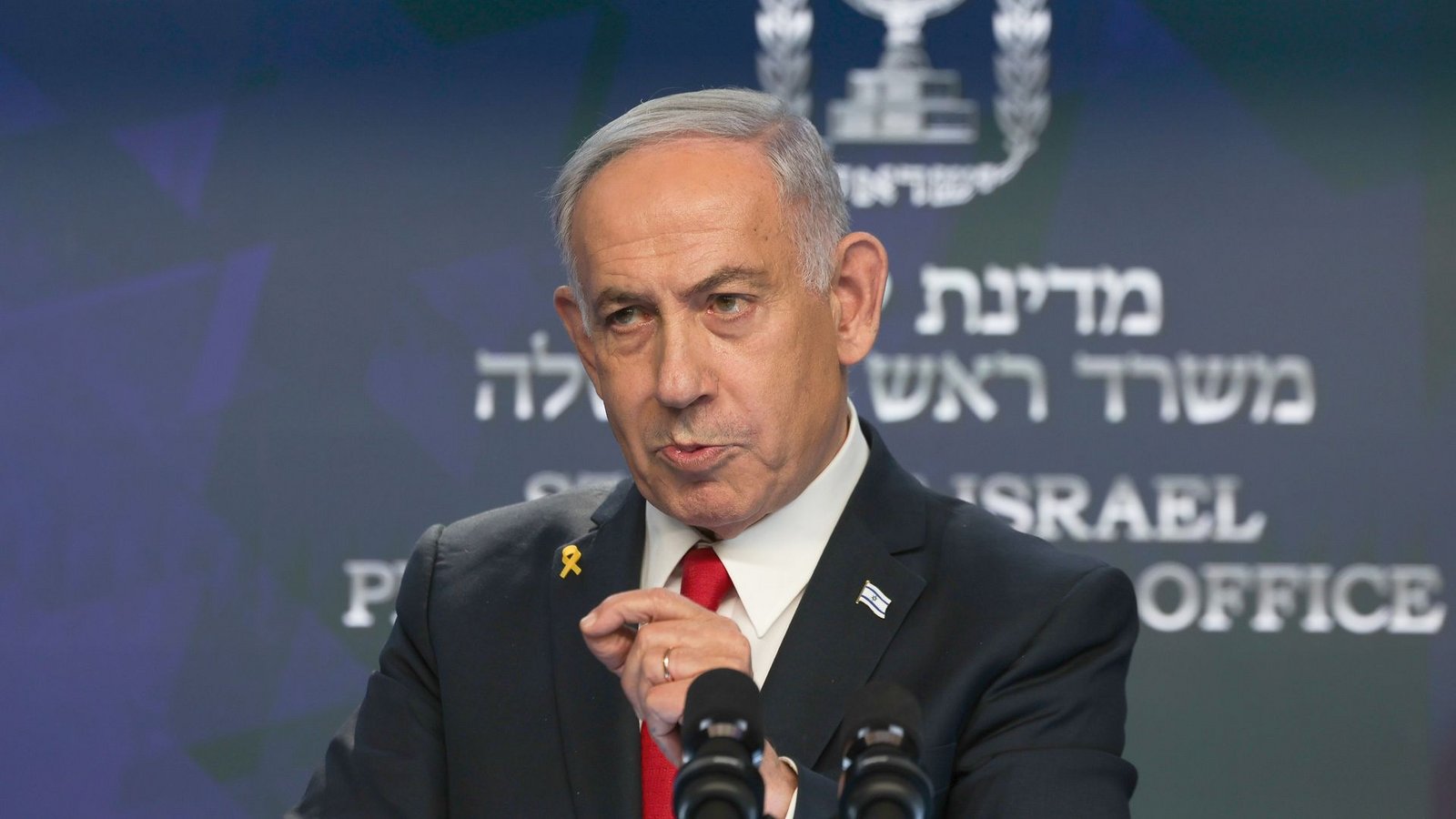 Israels Regierungschef Netanjahu beharrt auf einer Zerschlagung der Hamas. (Archivbild)Foto: Ronen Zvulun/Pool Reuters/dpa