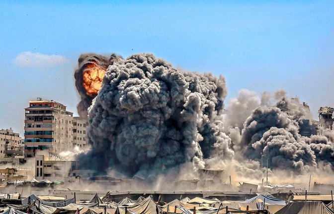 Der Hamas-Großangriff auf Israel jährt sich am Dienstag zum zweiten Mal. (Archivbild)<span class='image-autor'>Foto: IMAGO/Anadolu Agency/Saeed M. M. T. Jaras</span>