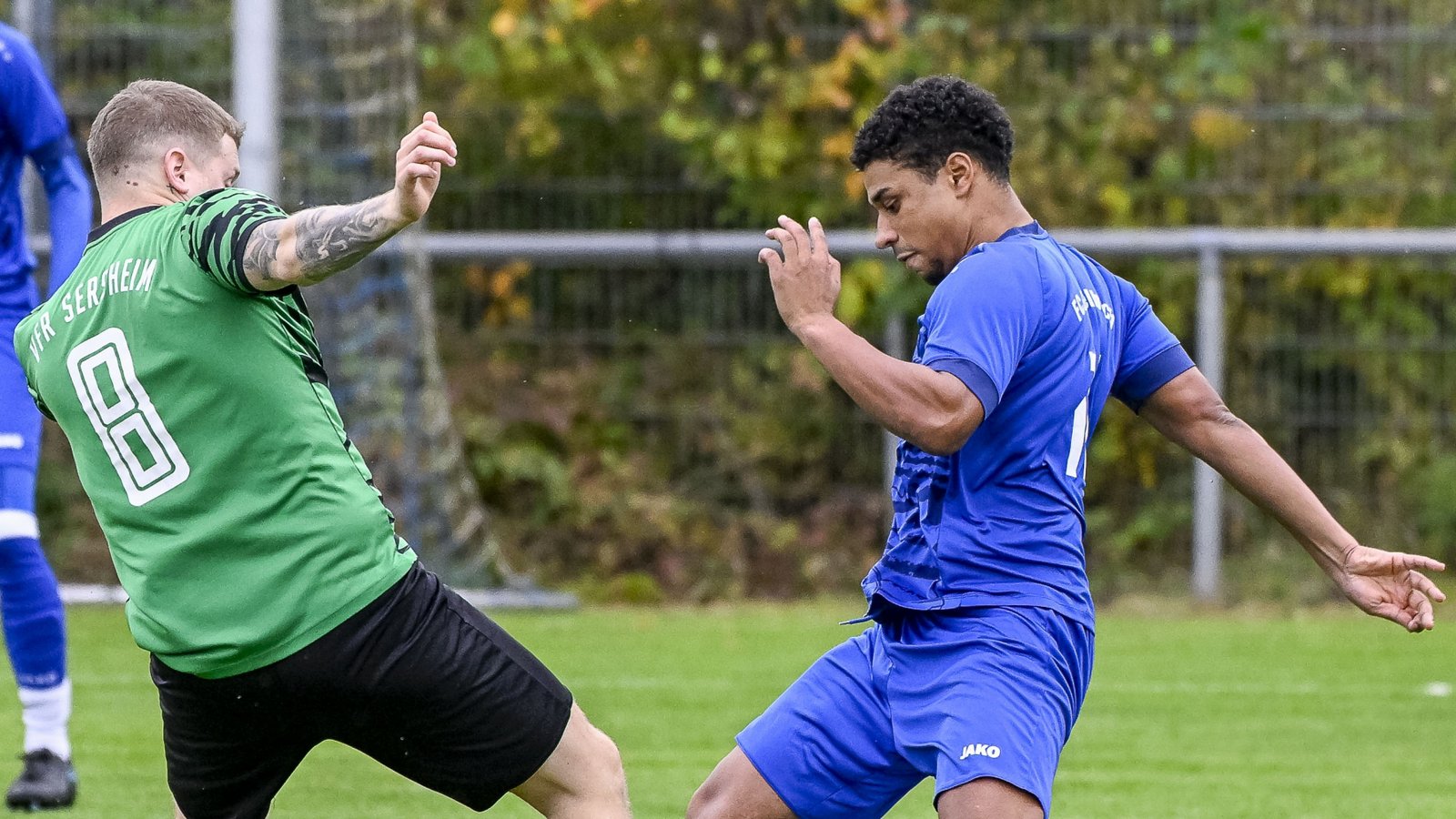 Modou Gueye (rechts) und die SGM Gündelbach/Häfnerhaslach haben sich verstärkt. Foto: Leitner Modou Gueye (rechts) und die SGM Gündelbach/Häfnerhaslach haben sich verstärkt. Foto: Leitner