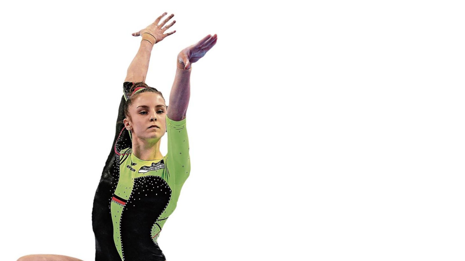 Grazile Bewegungen, sportliche Höchstleistungen: Emelie Petz am Schwebebalken Foto: Baumann Grazile Bewegungen, sportliche Höchstleistungen: Emelie Petz am Schwebebalken Foto: Baumann