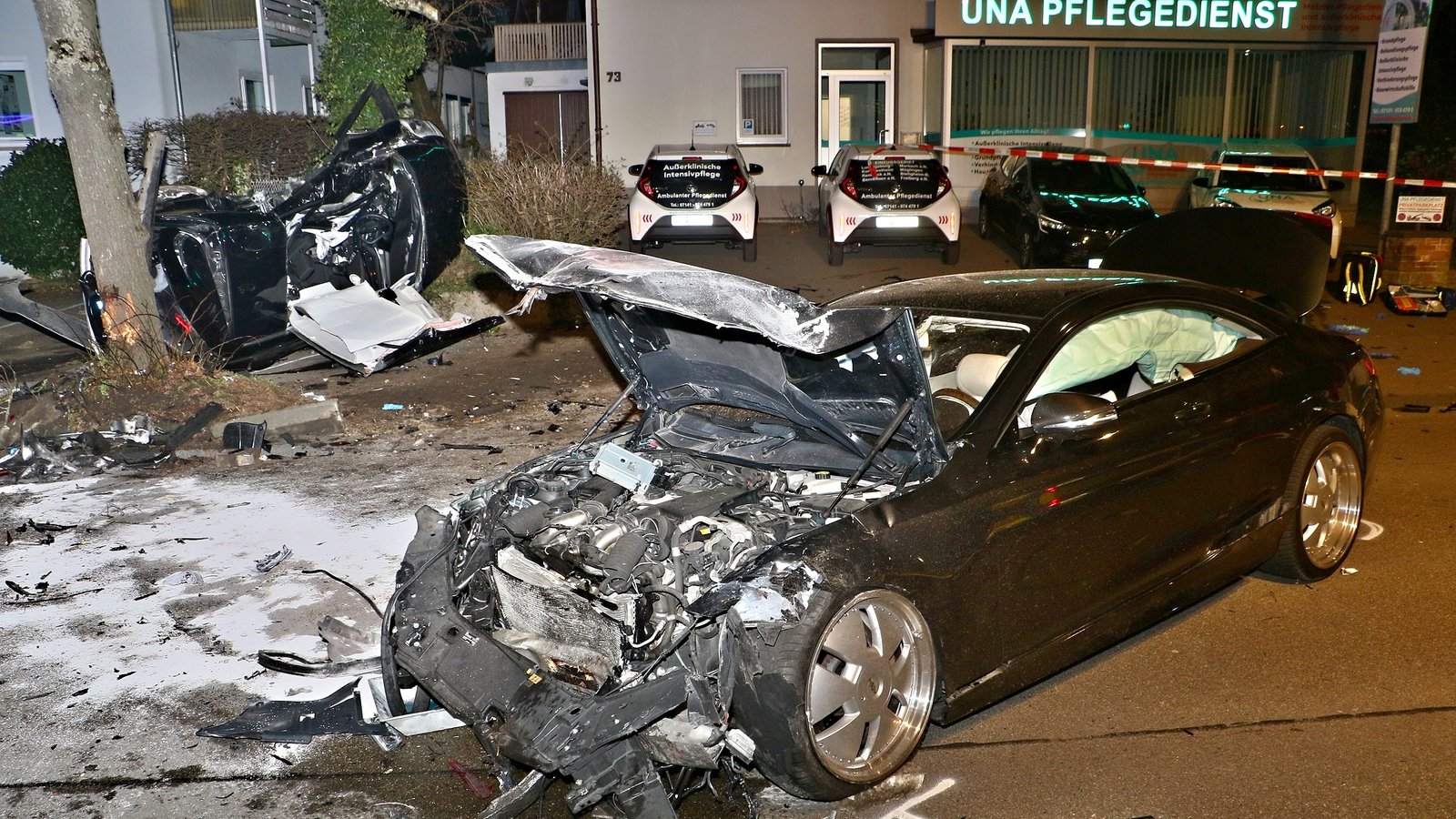 Die Polizei sucht Zeugen des schweren Unfalls in Ludwigsburg. Foto: KS-Images.de/Andreas Rometsch