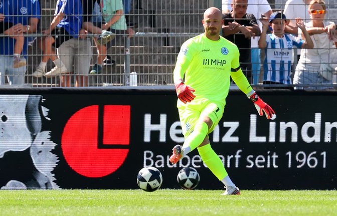 Der ehrgeizige Kickers-Kapitän Felix Dornebusch zeigte sich nach dem 1:2 gegen Mainz sehr enttäuscht und fand deutliche Worte.<span class='image-autor'>Baumann/Alexander Keppler</span>