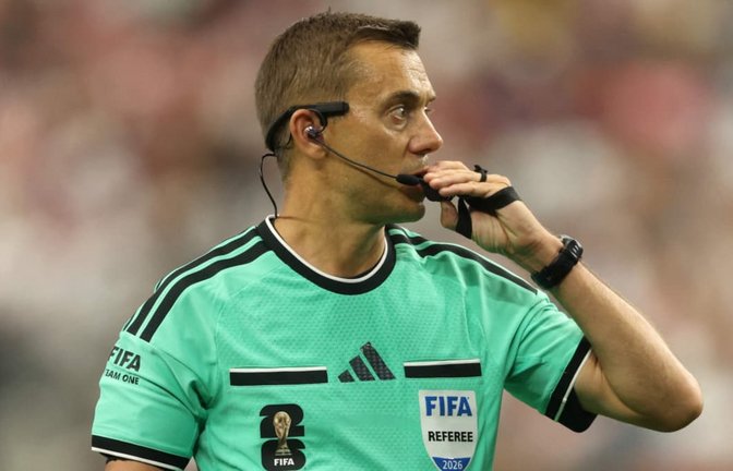 Clement Turpin leitet das Viertelfinale zwischen Norwegen und England bei der Fußball-WM 2026.<span class='image-autor'>RICHARD PELHAM/afp</span>