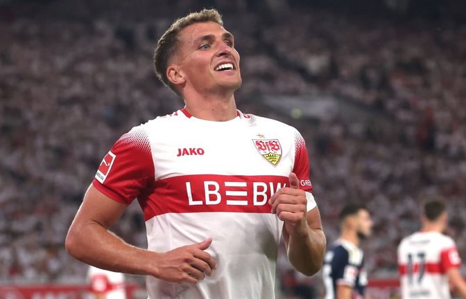 Für Grischa Prömel läuft es gut beim VfB Stuttgart&nbsp;– jetzt freut sich der Mittelfeldspieler auf die Champions League.<span class='image-autor'>Julia Rahn</span>