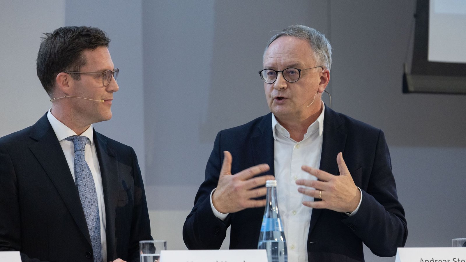 Manuel Hagel (links) und Andreas Stoch gehören beide zu den Gewinnern.Foto: Lichtgut/Leif Piechowski