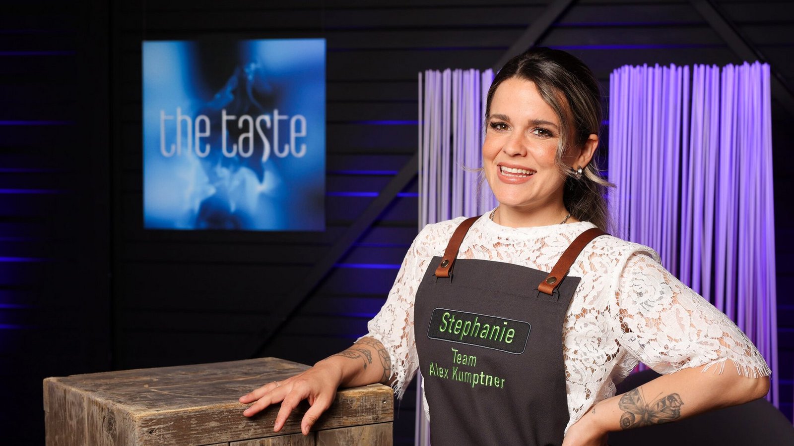 Für ihren Casting-Löffel bekam sie Standing Ovations, jetzt steht sie im Halbfinale: Österreicherin Stephanie.Foto: Sat. 1 / Benedikt Müller Für ihren Casting-Löffel bekam sie Standing Ovations, jetzt steht sie im Halbfinale: Österreicherin Stephanie.Foto: Sat. 1 / Benedikt Müller