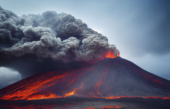 Vulkane ängstigen und faszinieren die Menschen – und das zu Recht. Viele Regionen auf diesem Planeten haben eine explosive Vergangenheit. Derzeit sind 1500 bis 1900 Vulkane auf der Erde aktiv und können jederzeit ausbrechen.<span class='image-autor'>Foto: imago/panthermedi/a</span>