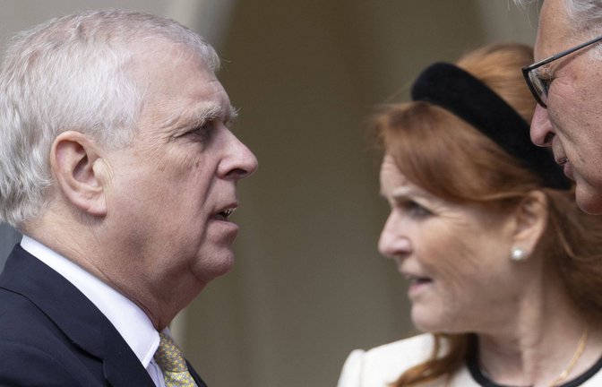Prinz Andrew mit Ex-Gattin Sarah Ferguson.<span class='image-autor'>Foto: IMAGO/i Images</span>