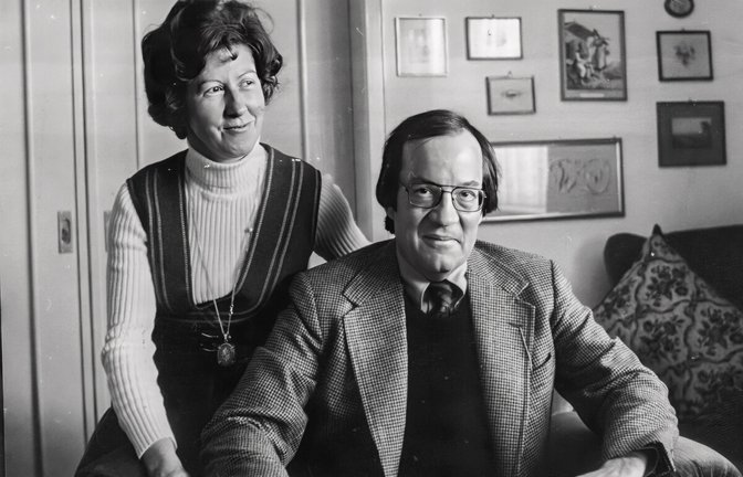 Liselotte und Manfred Rommel nach der gewonnenen OB-Wahl 1974<span class='image-autor'>Foto: Kraufmann</span>