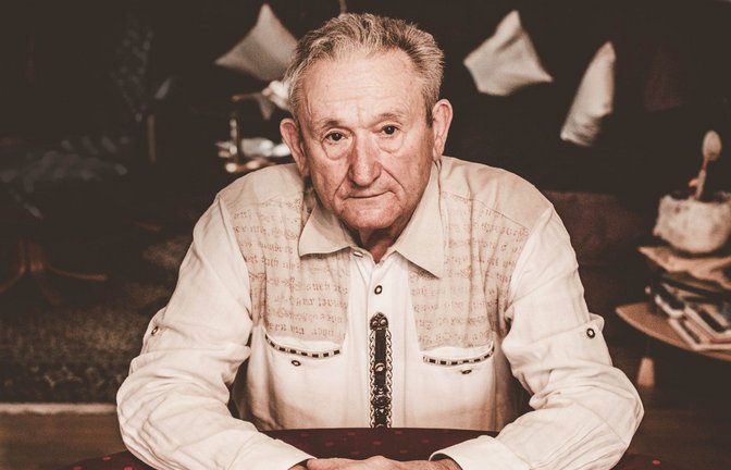 „Mein Lehrer fürs Leben war das Vieh“, sagt August Meisinger.<span class='image-autor'>Foto: Andreas Reiner</span>