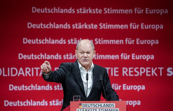 Der wichtigste Mann in der SPD: Kanzler Olaf Scholz.<span class='image-autor'>Foto: dpa/Kay Nietfeld</span>