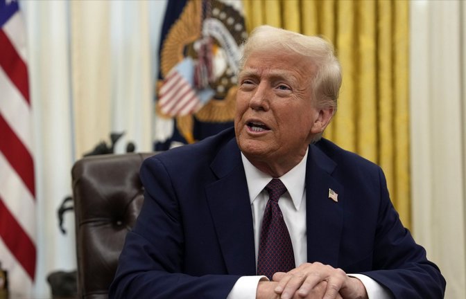 US-Präsident Donald Trump<span class='image-autor'>Foto: dpa/Ben Curtis</span>