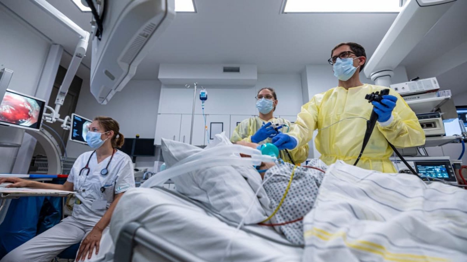 Eine Endoskopie im Refluxzentrum des Klinikum Stuttgart.Klinikum Stuttgart/TGrosser Eine Endoskopie im Refluxzentrum des Klinikum Stuttgart.Klinikum Stuttgart/TGrosser