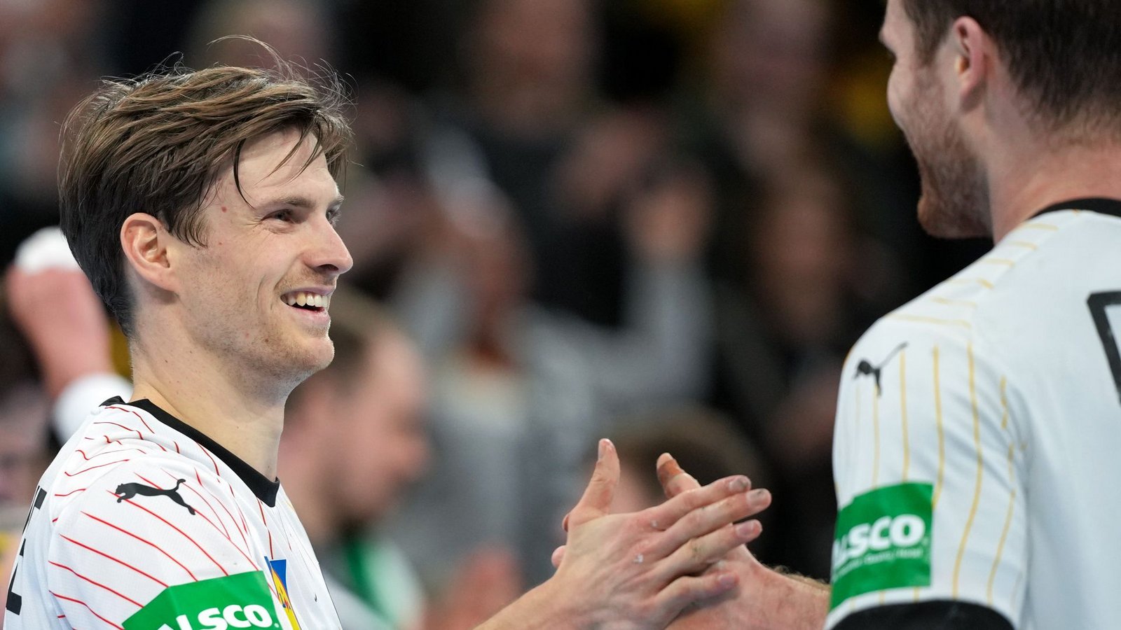 Linksaußen: Rune Dahmke, 32 Jahre, 96 Länderspiele, 137 Tore, THW Kiel.Foto: dpa/Soeren Stache Linksaußen: Rune Dahmke, 32 Jahre, 96 Länderspiele, 137 Tore, THW Kiel.Foto: dpa/Soeren Stache