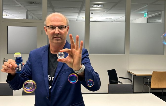 Christian Fontagnier am 13. Dezember 2023 im Pressehaus Stuttgart.<span class='image-autor'>Foto: StNZ</span>