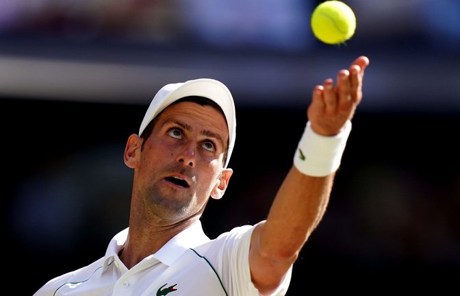 Plant weiterhin nicht sich gegen das Coronavirus impfen zu lassen: Tennis-Star Novak Djokovic.<span class='image-autor'>Foto: Adam Davy/PA Wire/dpa</span>