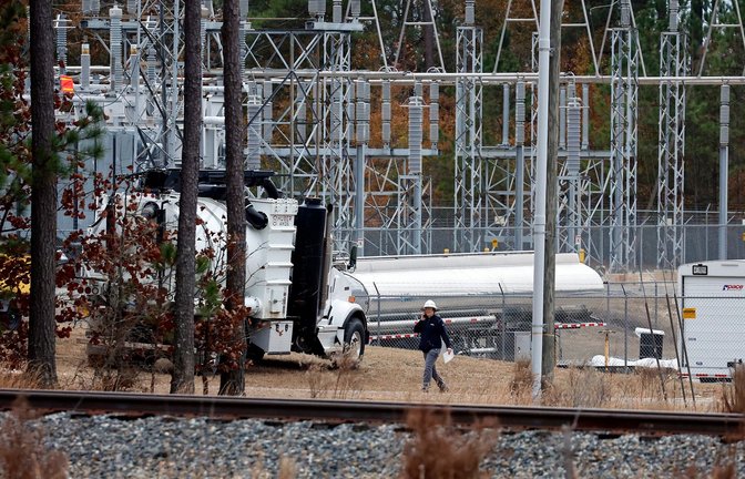 Ein Angriff auf kritische Infrastruktur hat im US-Bundesstaat North Carolina zu einem Stromausfall geführt.<span class='image-autor'>Foto: Karl B Deblaker/AP/dpa</span>