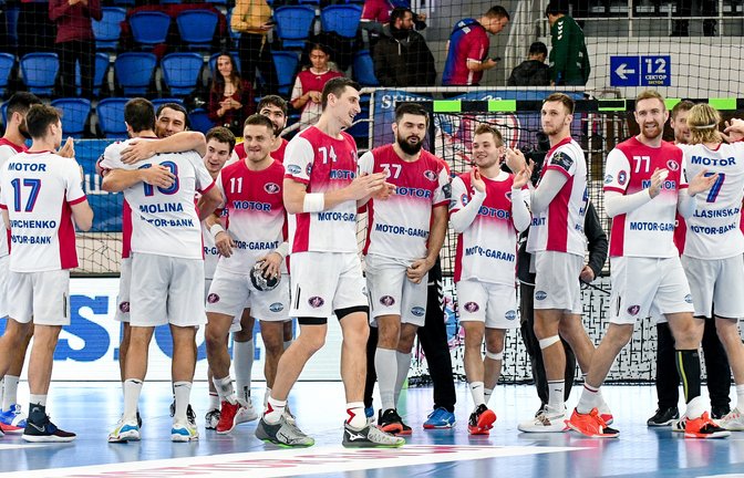 HK Motor Saporoschje wird als 20. Mannschaft in der neuen Saison außer Konkurrenz am Spielbetrieb der 2. Handball-Bundesliga teilnehmen, damit der ukrainische Serienmeister Spielpraxis für die Champions League bekommt. <span class='image-autor'>Foto: ddp</span>