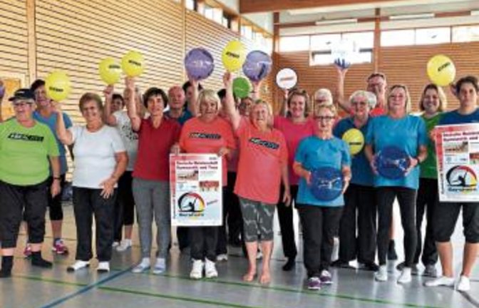 Spaß und Fitness gab es diese Woche.  Foto:p