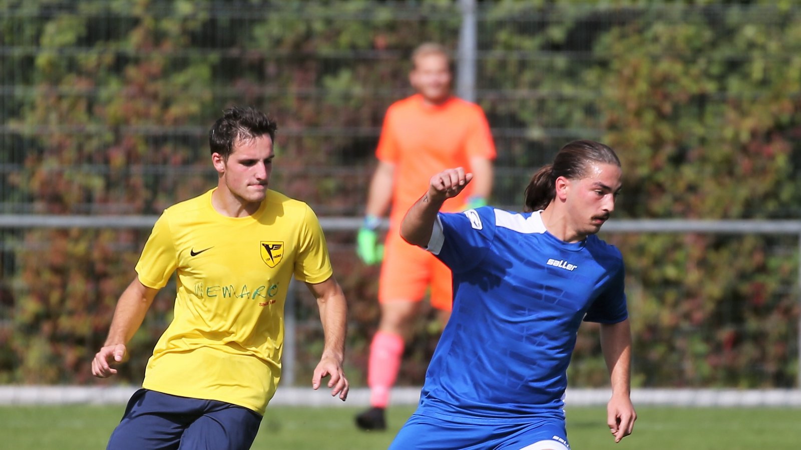 Juri Grinko (rechts) hat für den FC Gündelbach bei den Siegen gegen den TSV Wiernsheim und die SpVgg Bissingen III jeweils getroffen. Foto: Küppers