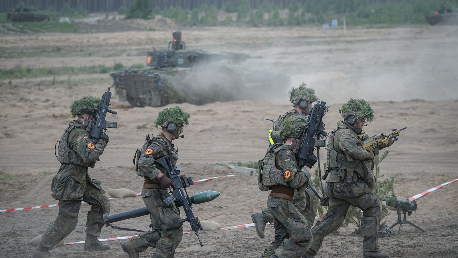 Bundeswehrsoldaten auf Nato-Übung: Die Truppe soll wachsen, doch bislang gelingt es kaum, mehr Personal zu finden.Foto: dpa/Kay Nietfeld