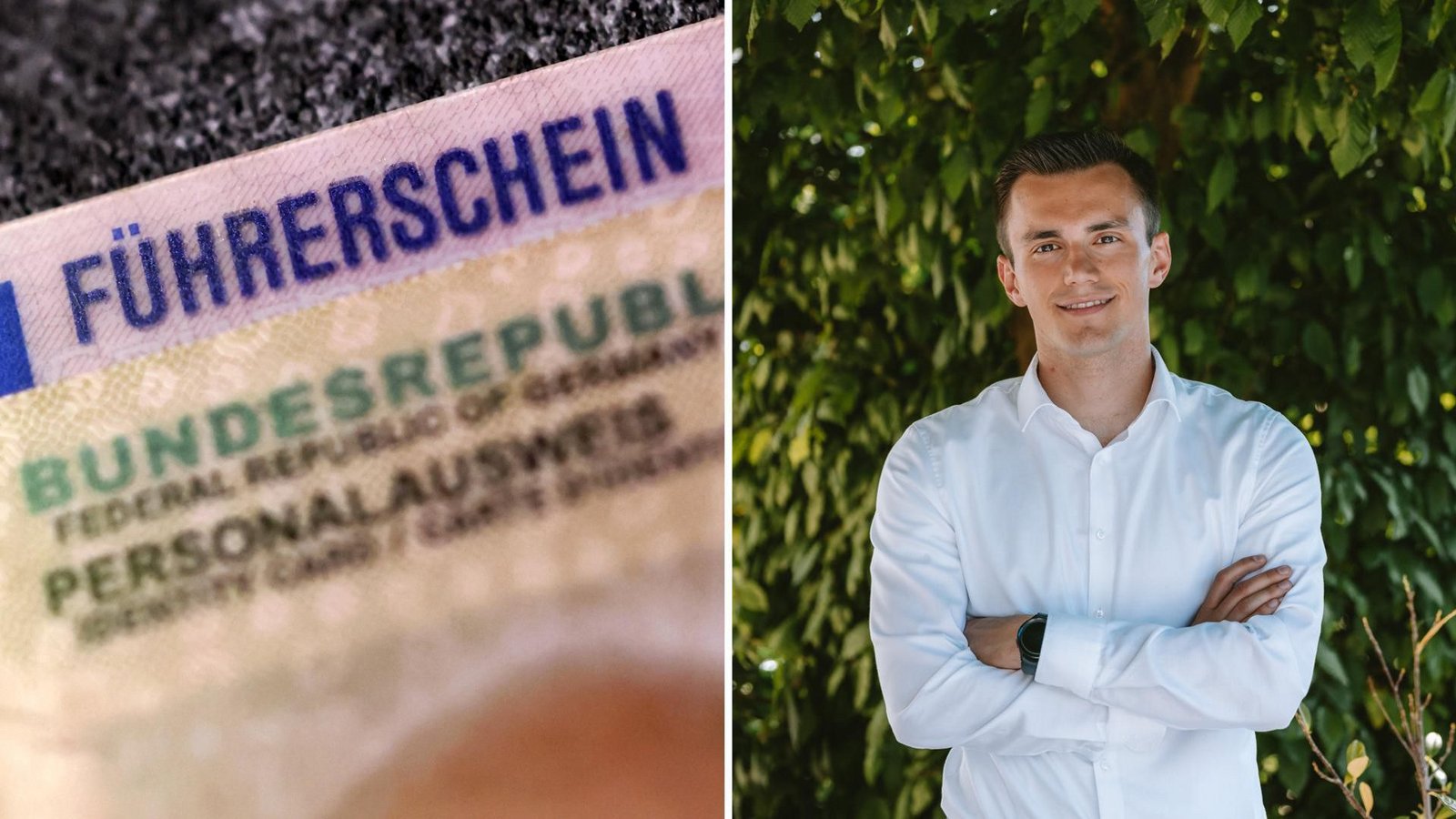 Unterstützung beim Führerschein – diese Forderung will JU-Chef Florian Hummel im Wahlprogamm unterbringen.Foto: Junge Union