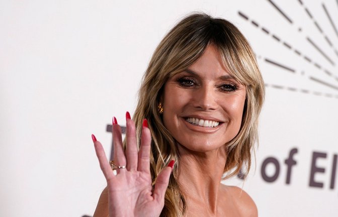 Heidi Klum präsentiert "Germany's Next Topmodel".<span class='image-autor'>Foto: Jordan Strauss/AP/dpa</span>