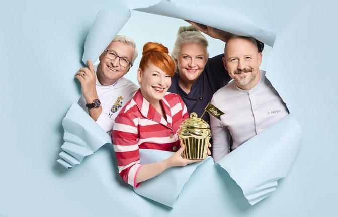 Günther Körffer, Enie van de Meiklokjes, Bettina Schliephake-Burchardt und Christian Hümbs machen in Sat.1 eine Woche Pause.<span class='image-autor'>Foto: Joyn / Marc Rehbeck</span>
