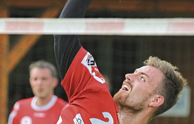 Tobias Knodel hat das Vertrauen des TVV-Trainers Kolja Meyer erhalten und gegen Pfungstadt auf der Position links vorne durchgespielt. Foto: Nachreiner