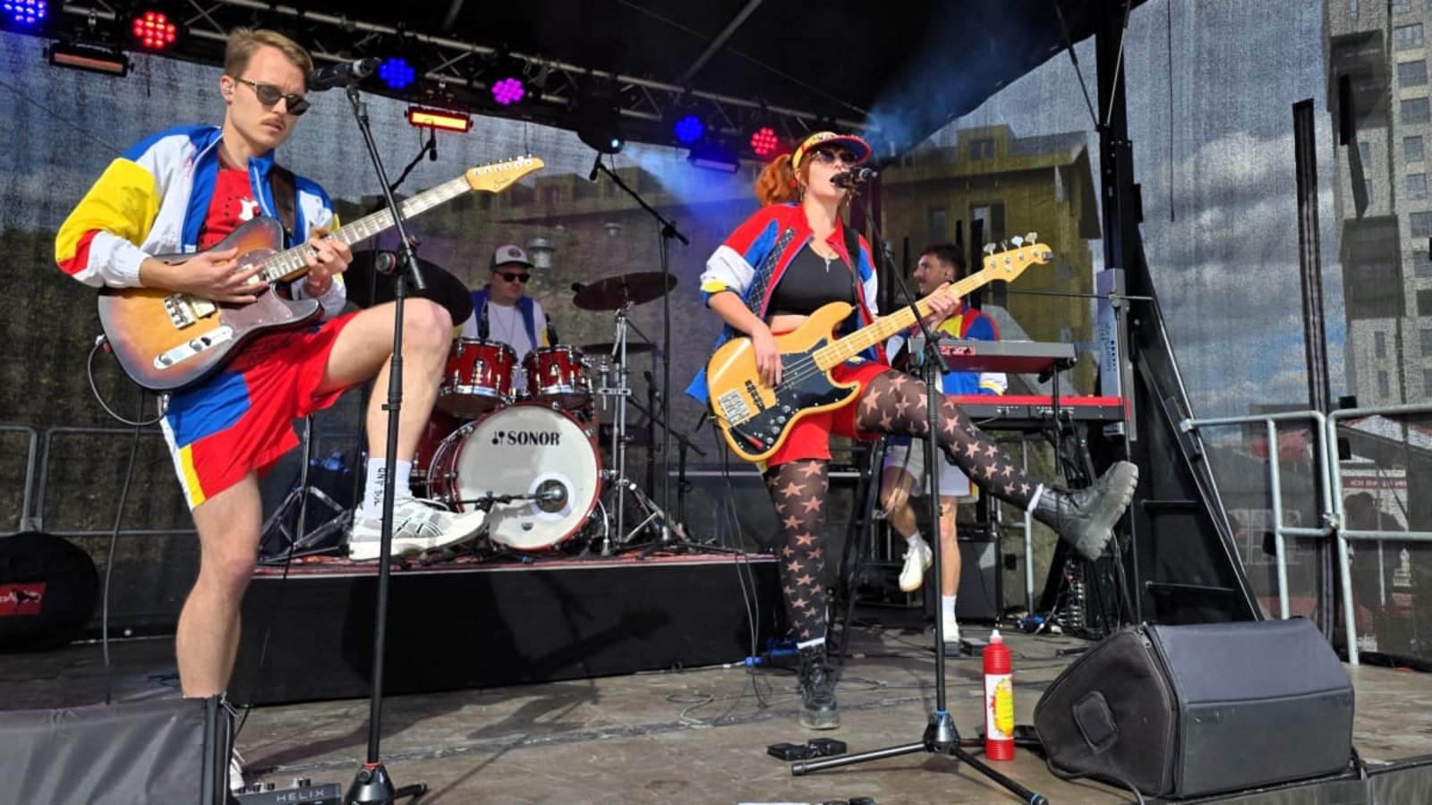 Die Band „Faxen“ hat die Jury mit viel Schabernack überzeugt.Jens Schmitz Die Band „Faxen“ hat die Jury mit viel Schabernack überzeugt.Jens Schmitz