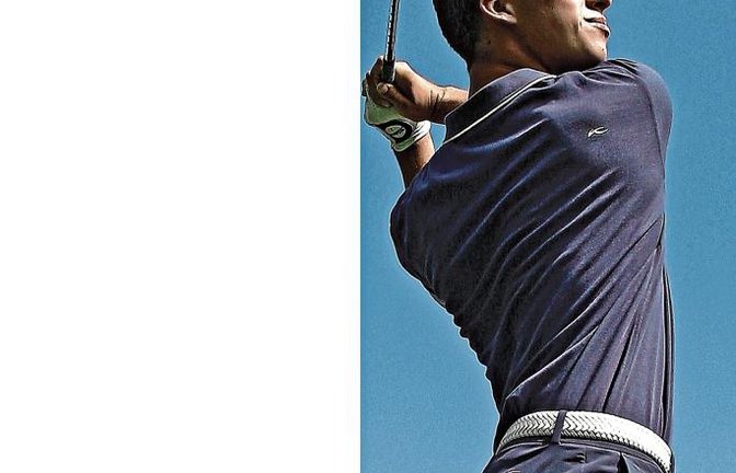 Immer auf der Suche nach dem perfekten Schwung: der Stuttgarter Golfer Yannick Schütz.  Foto: Baumann