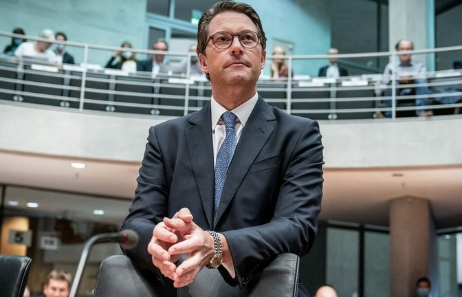 Andreas Scheuer beim Maut-Untersuchungsausschuss<span class='image-autor'>Foto: Michael Kappeler/dpa</span>