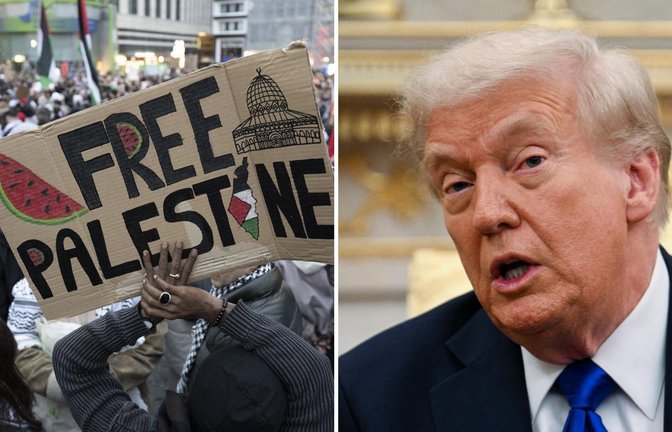 Für ein Ende des Gaza-Krieges fordert der Chefunterhändler der Hamas Garantien von US-Präsident Trump. (Archivbild)<span class='image-autor'>Foto: Boris Roessler/dpa</span>