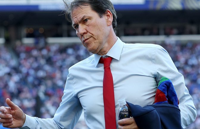 Belgiens Trainer Rudi Garcia sagt, er schere sich nicht um Anfeindungen seitens der Zuschauer. (Archivbild)<span class='image-autor'>Mao Siqian/XinHua/dpa</span>