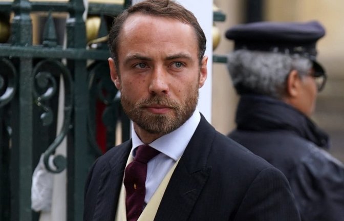 James Middleton vor der Krönungszeremonie von König Charles III. und Königsgemahlin Camilla an der Westminster Abbey.<span class='image-autor'>picture alliance/dpa/PA Wire | Andrew Milligan</span>