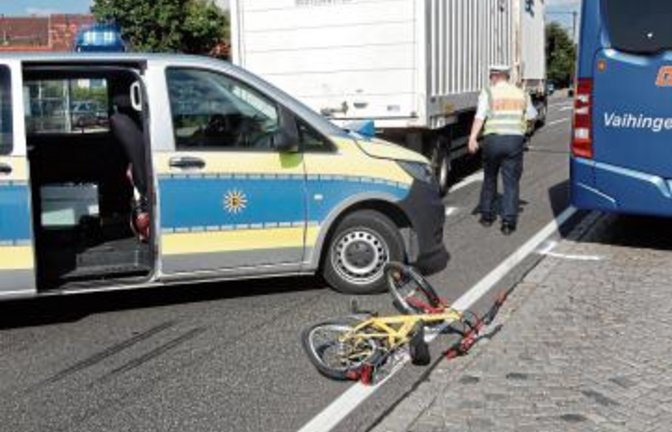In Enzweihingen wurde am Dienstag ein Kind schwer verletzt.  Foto: Arning