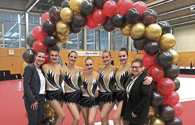 Die Sersheimer Formation Gymmotion ist beim Deutschland-Cup Kür gestartet. Foto: privat