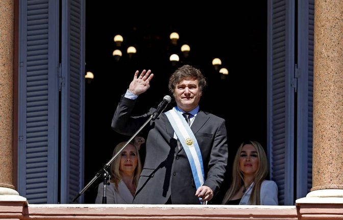 Argentiniens neuer Leader Javier Milei zeigt sich wenig kompromissbereit.<span class='image-autor'>Foto: /imago/Fabián Marelli</span>
